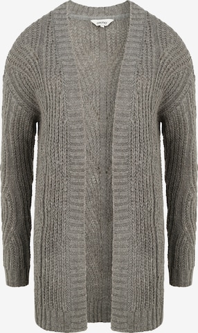 Oxmo Knit Cardigan 'Cle' in Grey: front