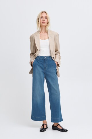 b.young Wide Leg Jeans 'BYKOMMA' i blå