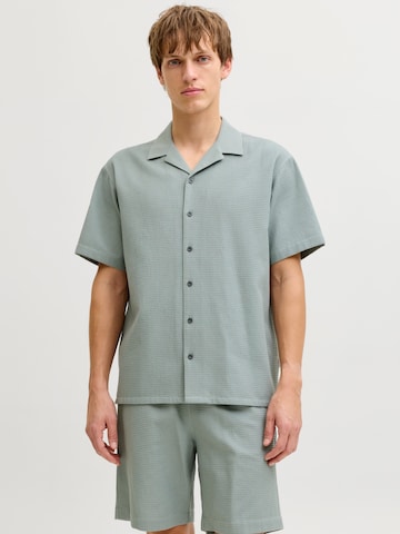 Fit confort Chemise 'JREBKORSO' JJ Rebel en bleu : devant