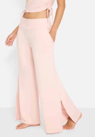 Wide leg Pantaloni di LSCN by LASCANA in rosa: frontale