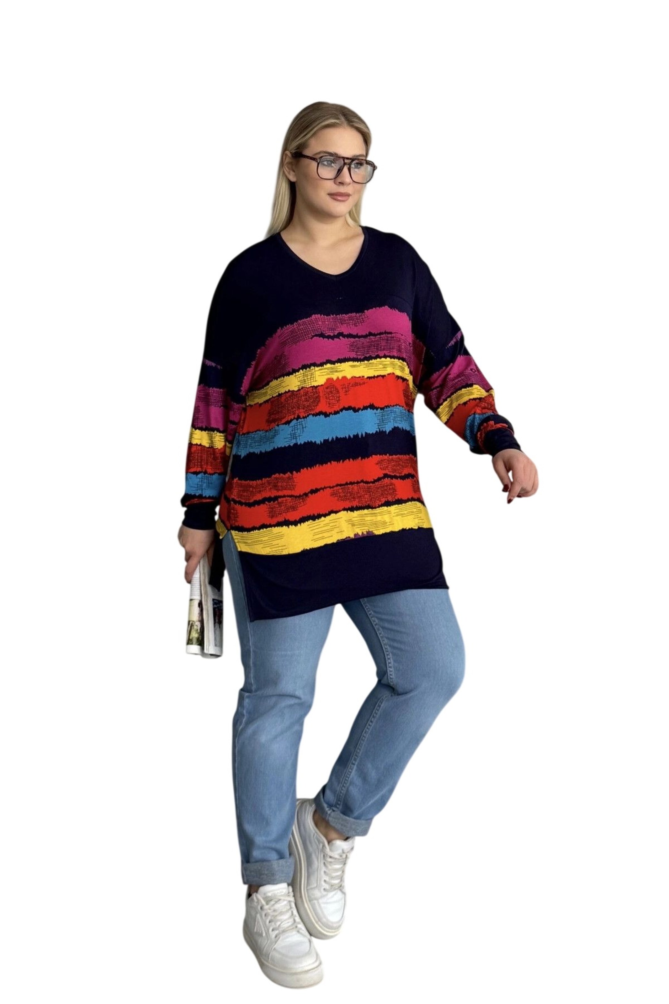 Stil Diva Shirt in Lila: voorkant