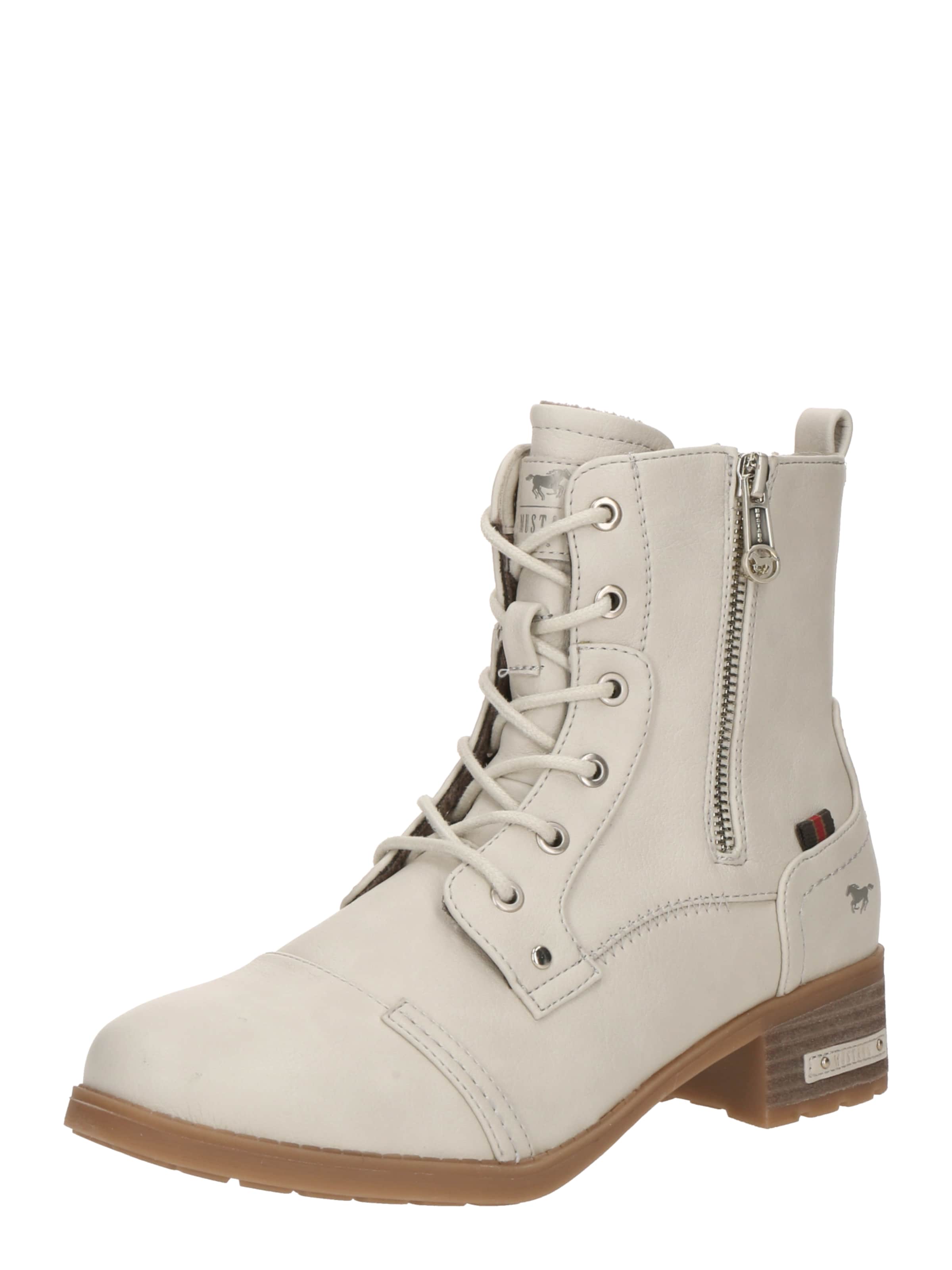 Stivaletto stringato di MUSTANG in beige: frontale