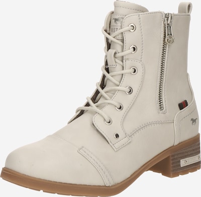 MUSTANG Šněrovací kozačky - světle béžová, Produkt