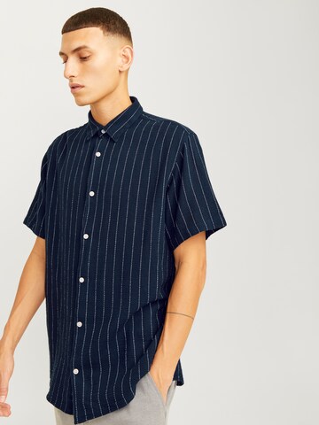 Fit confort Chemise 'JORJoshua' JACK & JONES en bleu