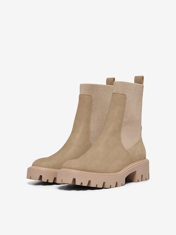 Chelsea Boots 'ONLBETTY-7' ONLY en beige