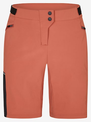 ZIENER Regular Workout Pants 'NEXITA' in Brown: front