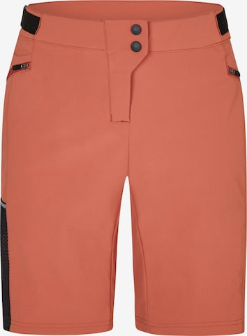 ZIENER Regular Workout Pants 'NEXITA' in Brown: front