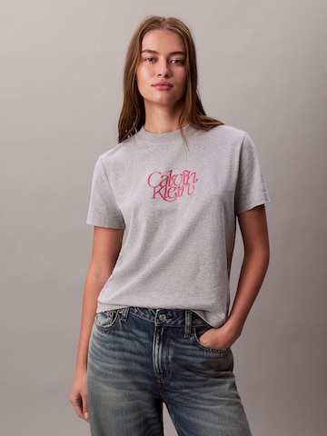 Calvin Klein Jeans Μπλουζάκι σε γκρι: μπροστά