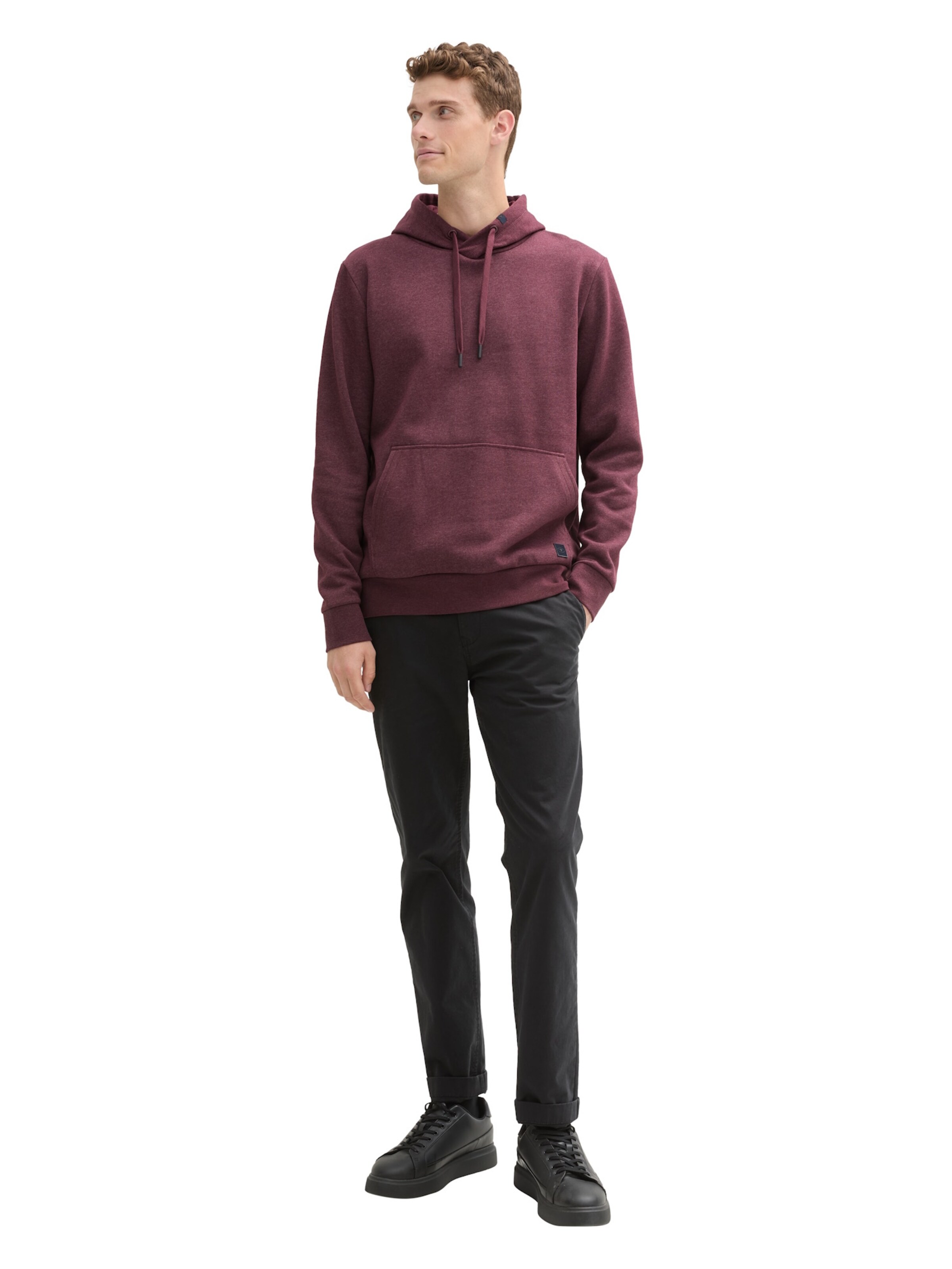 TOM TAILOR Sweatshirt i rød: forside
