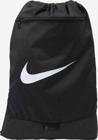 Sacs de sport à cordon NIKE en noir : devant