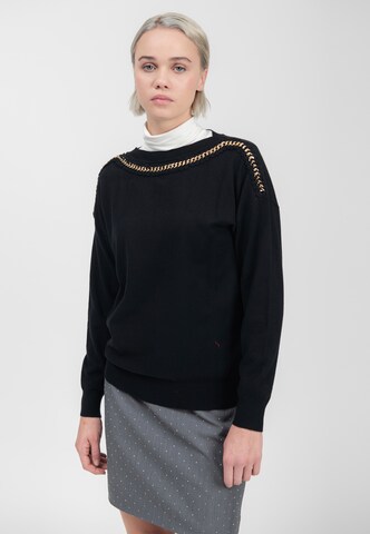 Influencer Pullover i sort: forside