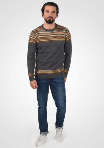 INDICODE JEANS Strickpullover 'Lurdes' in Grau