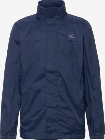 OCK Athletic Jacket in Blue: front