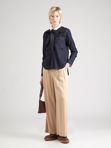 COMMA - Blusa en azul
