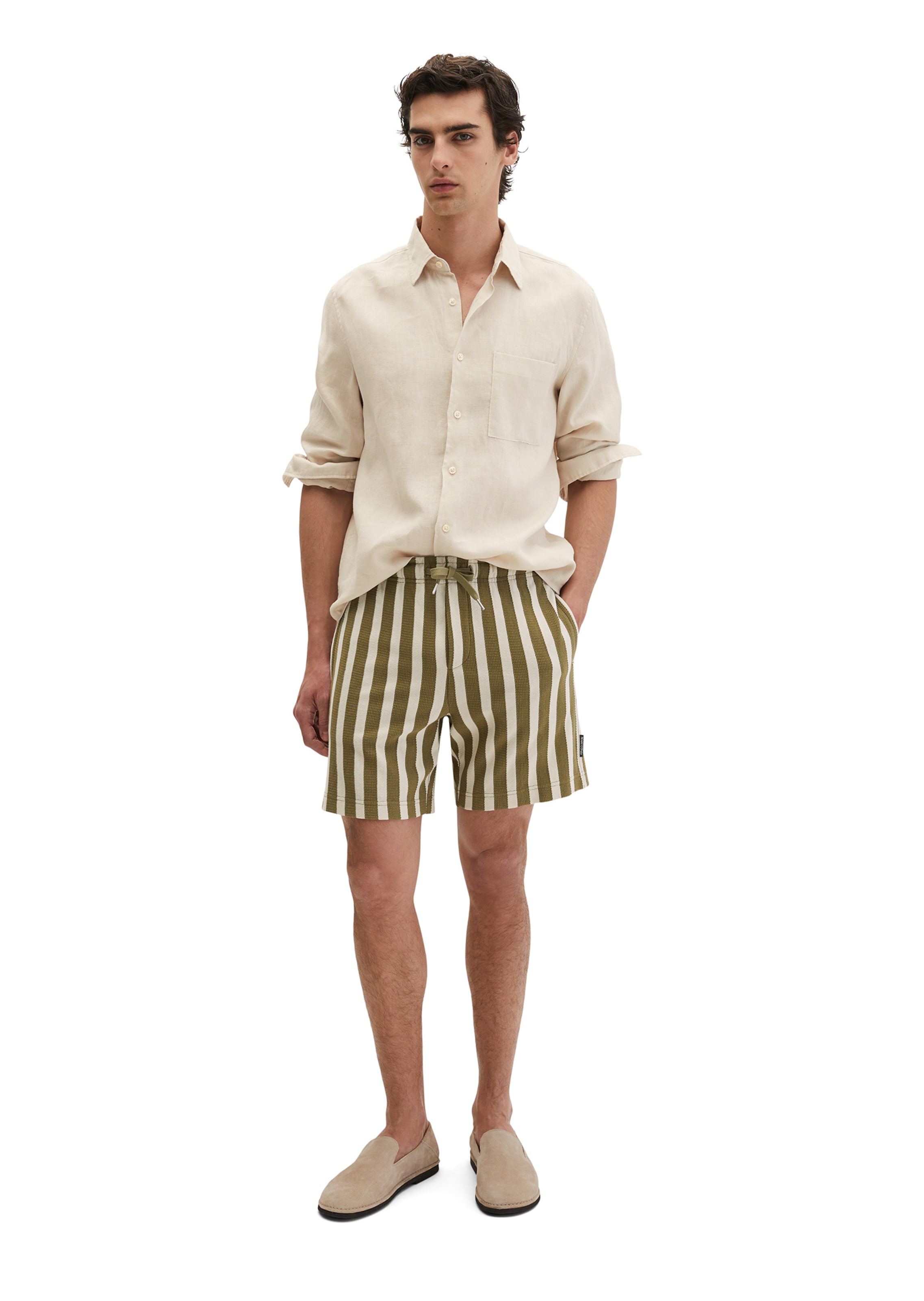 Marc O'Polo Regular Trousers in Green