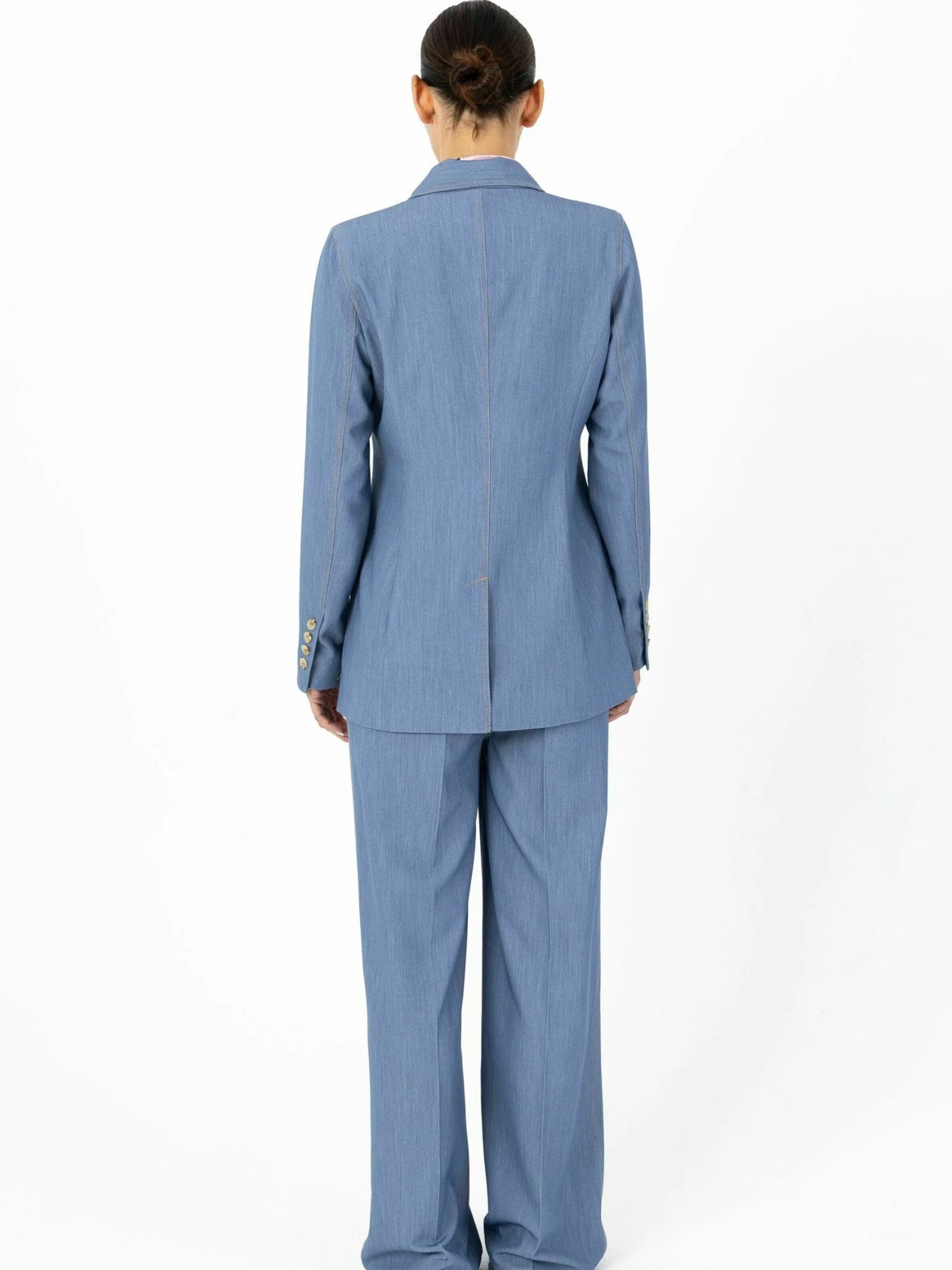 Coster Copenhagen Regular Pants ' Petra ' in Blue