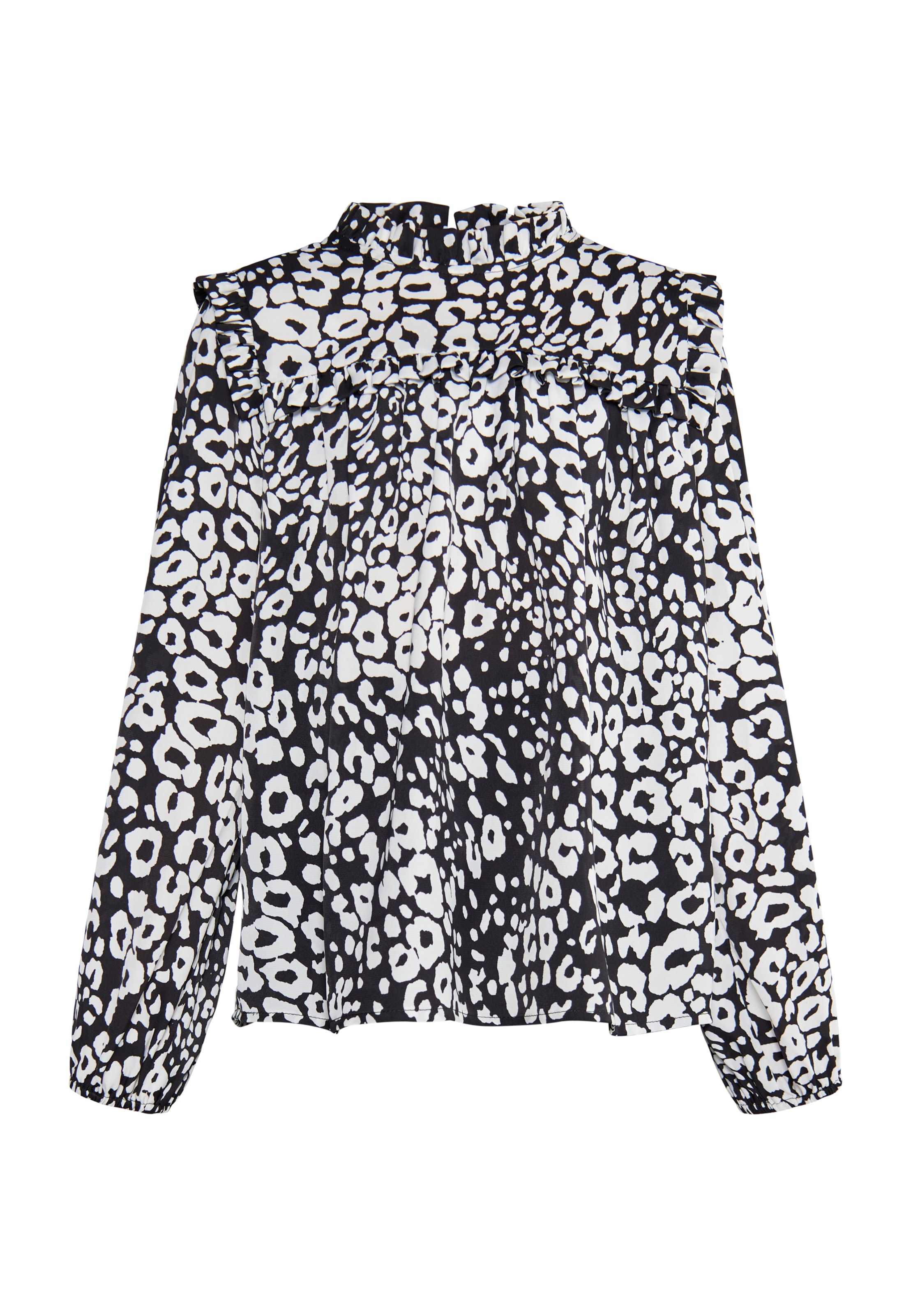 faina Blúz - fekete: elől