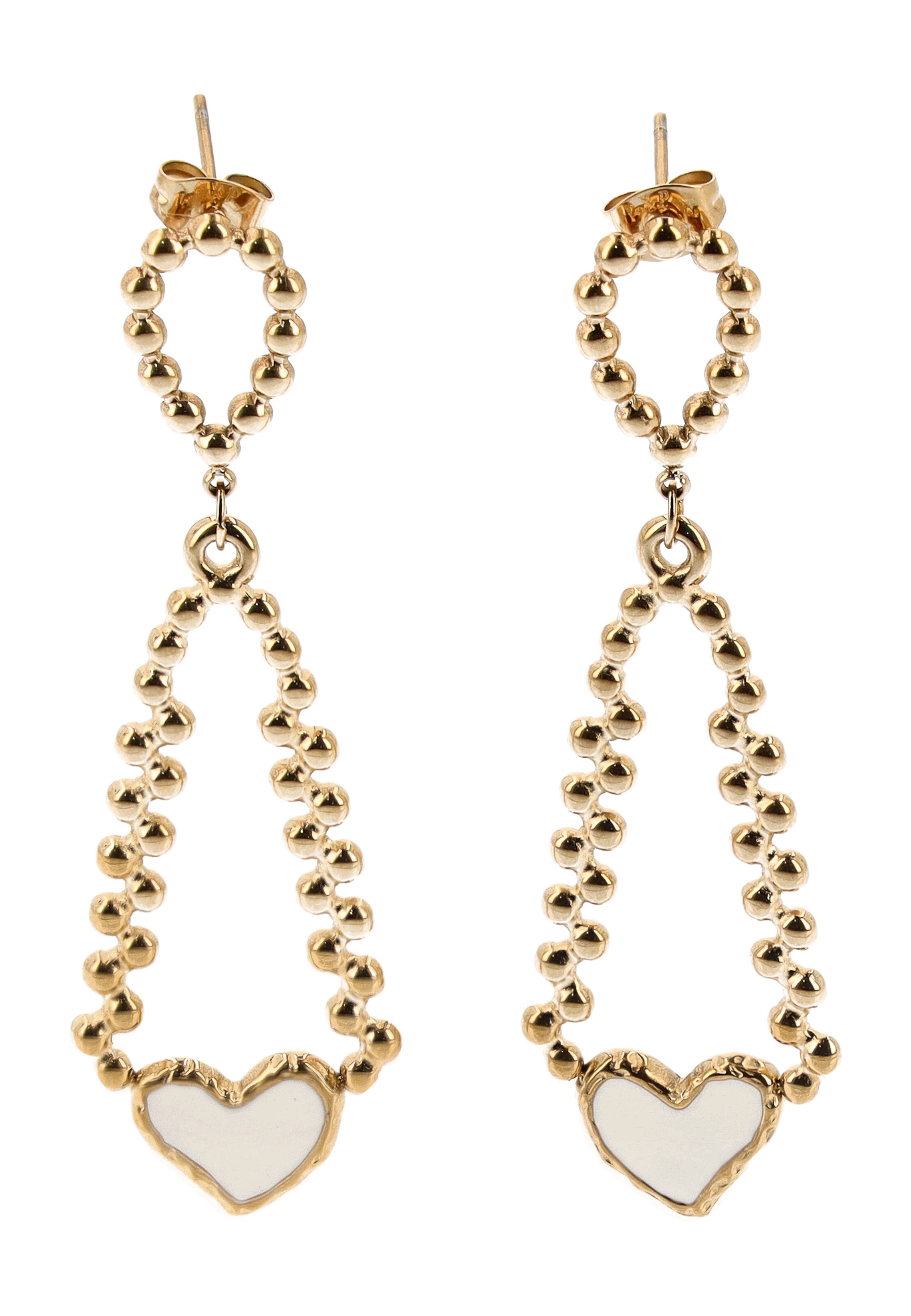 MYMO - Pendientes en oro: frente