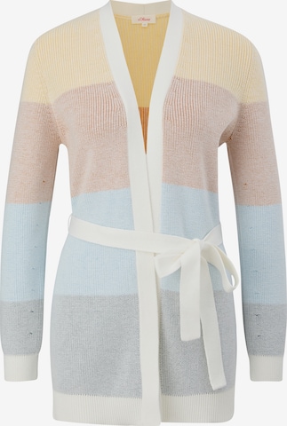 s.Oliver Knit Cardigan in Mixed colors: front