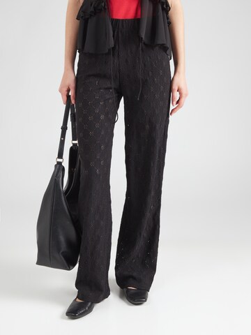 Wide leg Pantaloni 'Ri44ssa' di Hailys in nero: frontale