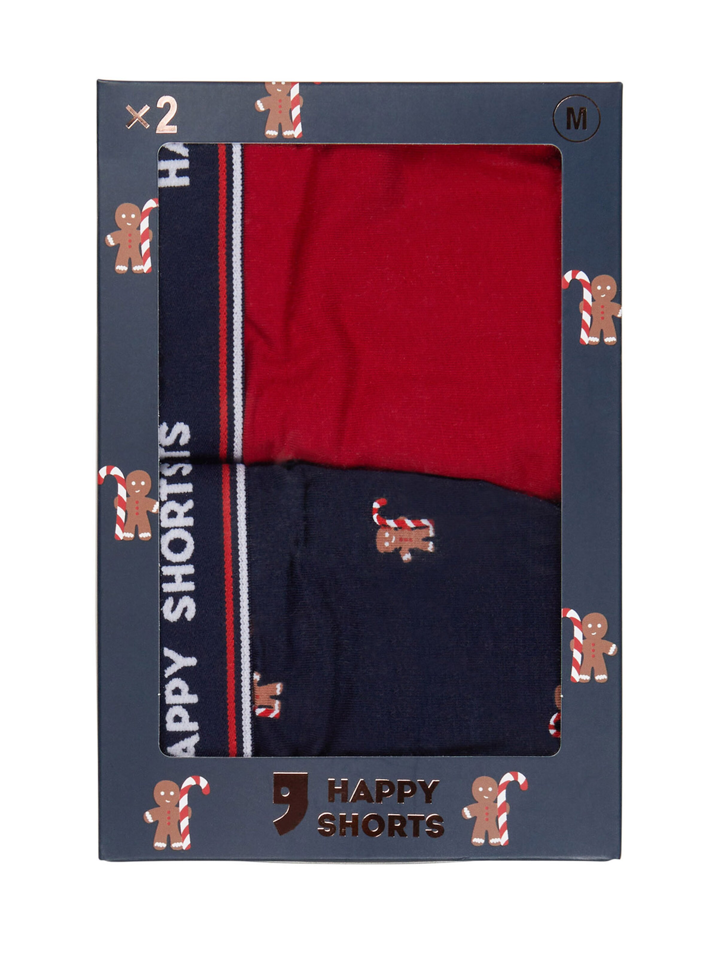 Boxers 'Xmas' Happy Shorts en bleu