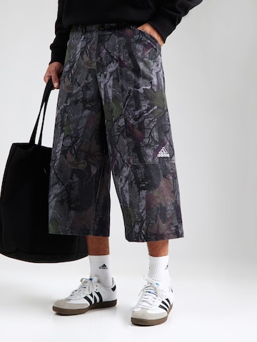 ADIDAS ORIGINALS Свободный крой Штаны в Черный: спереди