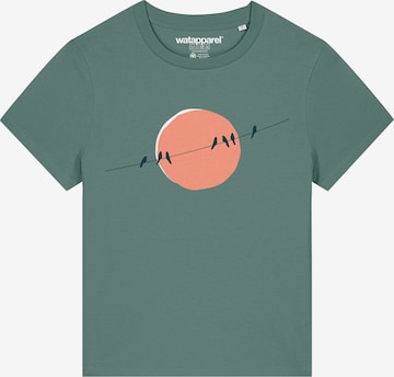 T-shirt 'Countryside 01' Watapparel en vert : devant