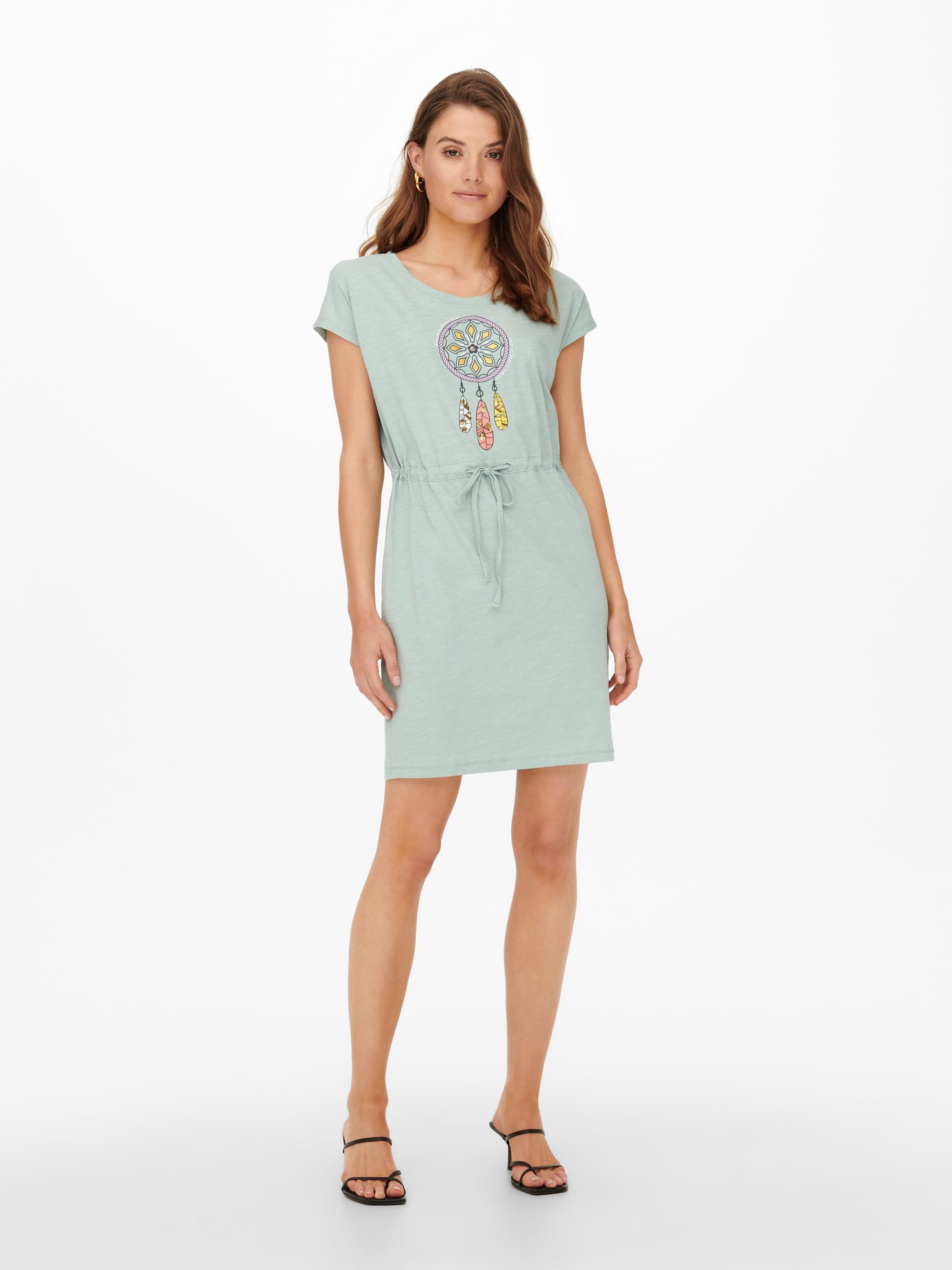 Frauen Große Größen ONLY Kleid 'BONE' in Rauchgrau - FX48732 Frauen Große Größen ONLY Kleid 'BONE' in Rauchgrau - FX48732