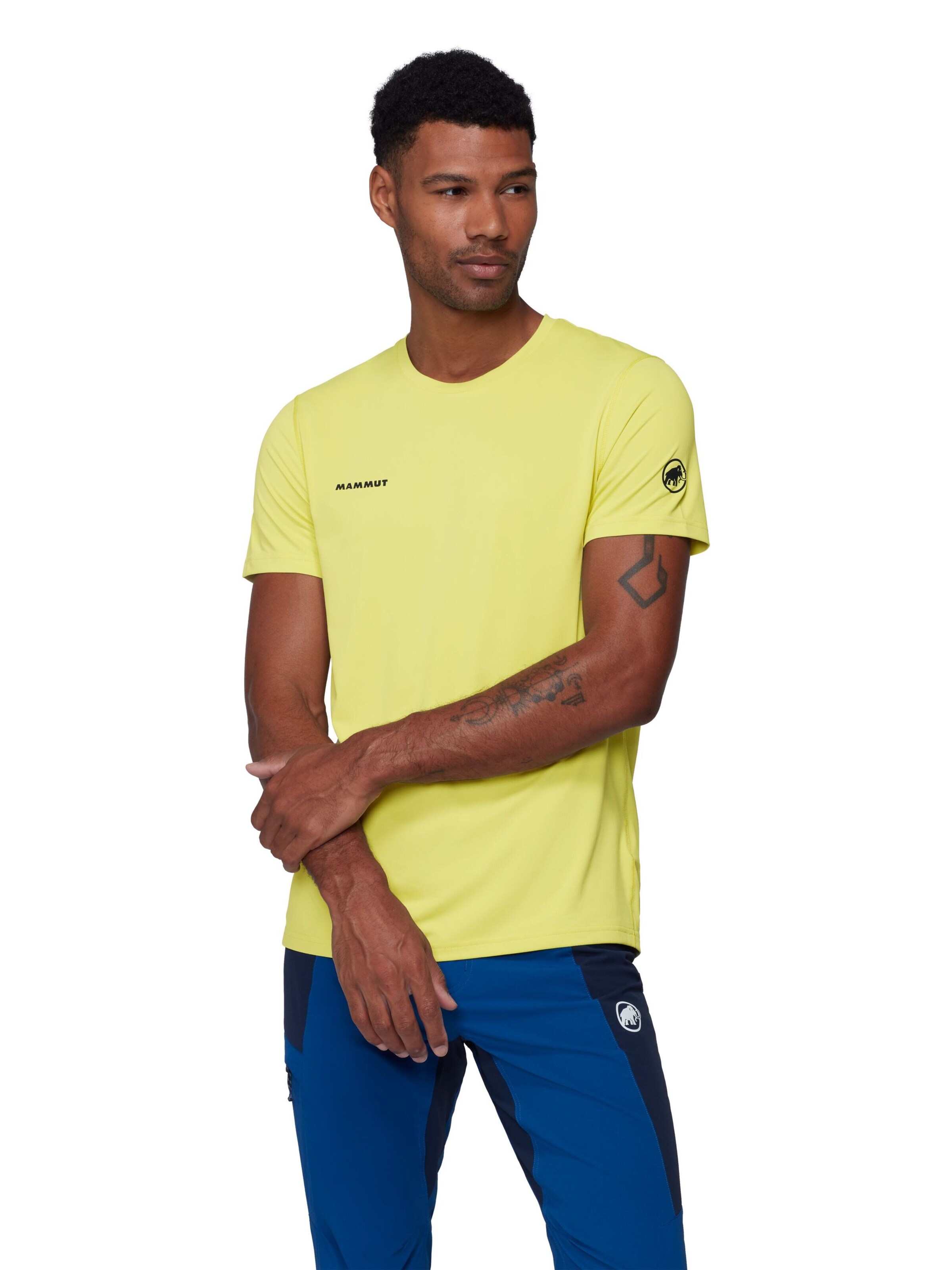 MAMMUT Performance Shirt 'Selun' in Yellow: front