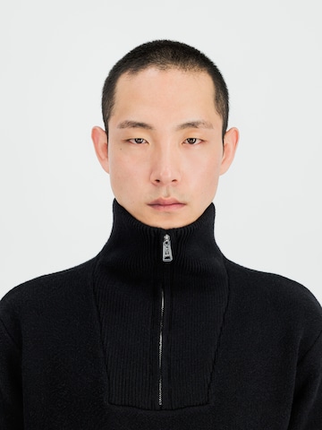 ALPHA INDUSTRIES Pullover in Schwarz: Vorderseite