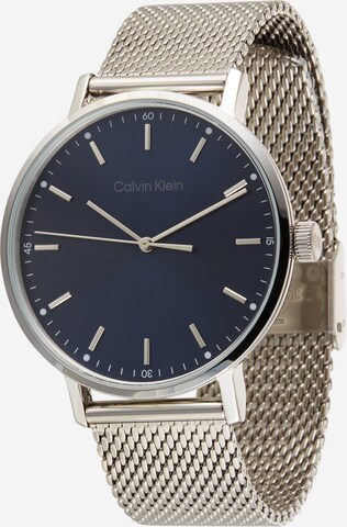 Calvin Klein Analoog horloge in Zilver: voorkant