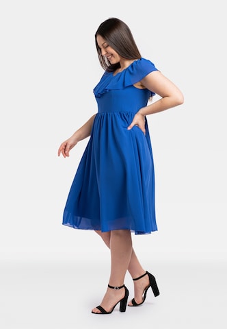 Robe de cocktail 'MILANO' Karko en bleu