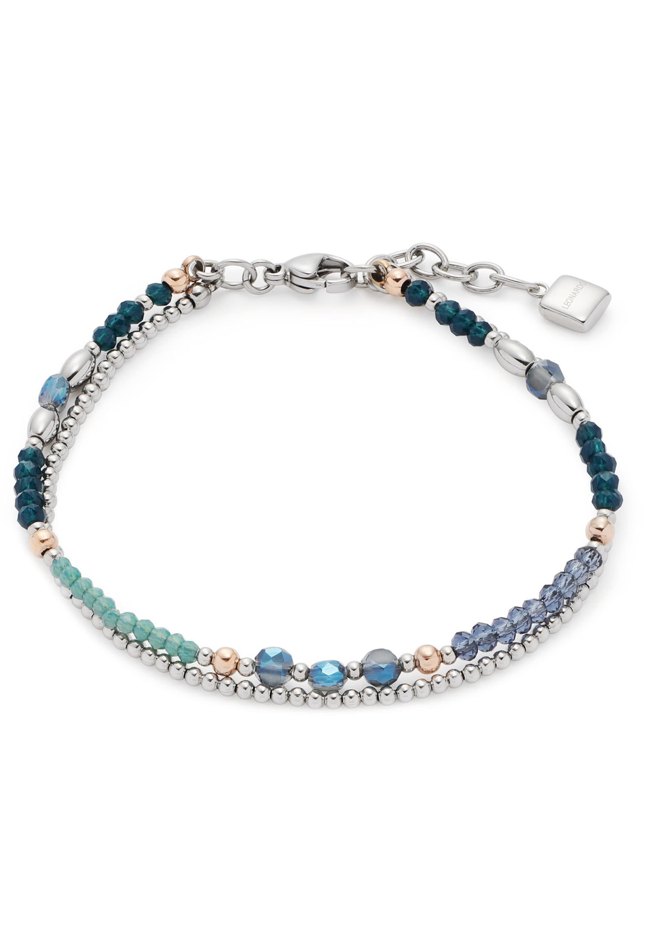 LEONARDO Armband 'Natalina' in Blau: Vorderseite