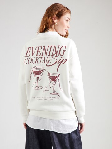 Sublevel Sweatshirt in Wit: voorkant