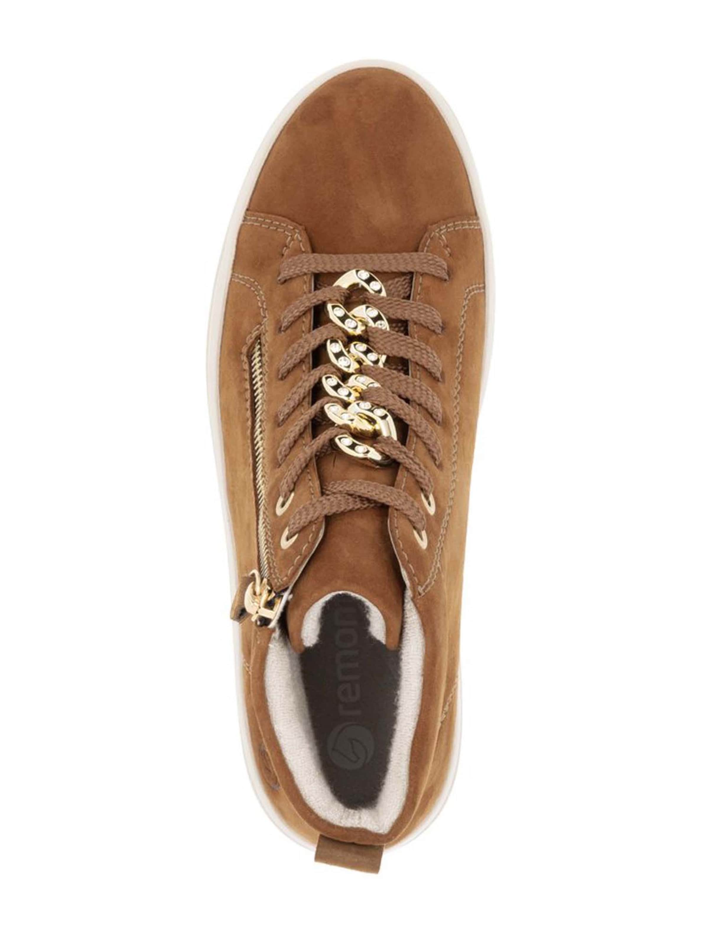 Sneaker alta di REMONTE in marrone