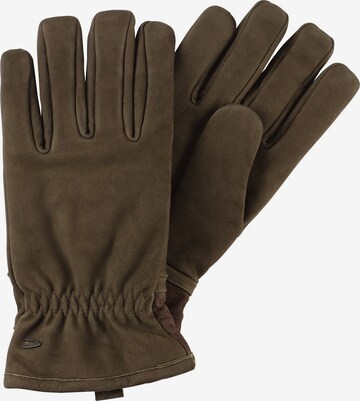 CAMEL ACTIVE Full Finger Gloves in Green: front