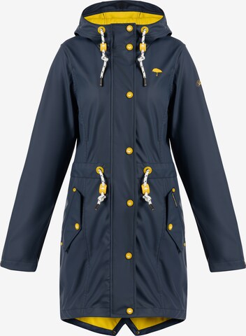 Schmuddelwedda Between-Season Jacket in Blue: front