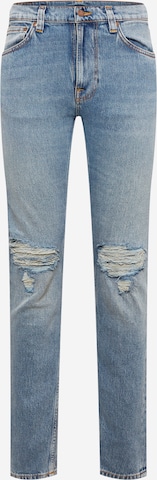 Nudie Jeans Co Slimfit Jeans 'Lean Dean' in Blauw: voorkant