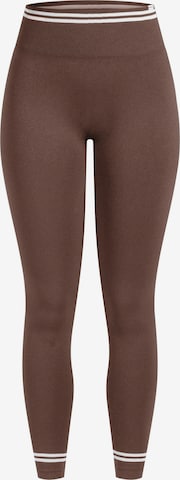 Smilodox Leggings in Bruin: voorkant