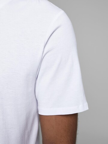 JACK & JONES Тениска 'Plain' в бяло