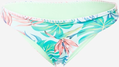 Hurley Bas de bikini sport 'JAVA' en bleu clair / jade / saumon, Vue avec produit
