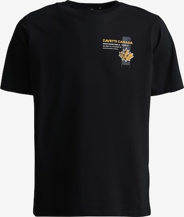 T-Shirt 'Alonso' Zavetti Canada en noir : devant