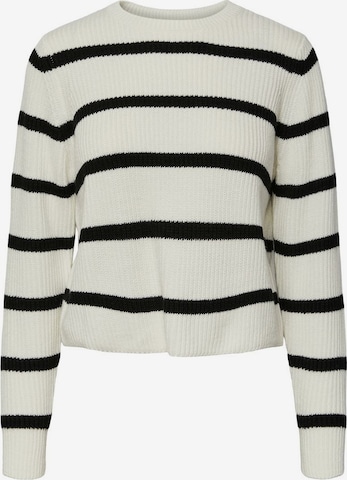 PIECES - Pullover em branco: frente