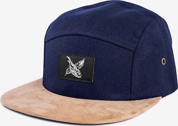 Blackskies Cap 'Port 5-Panel' in Blau: Vorderseite
