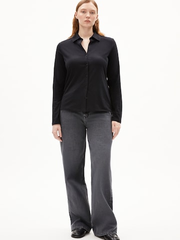 ARMEDANGELS Bluse 'Nalaannia' (GOTS) in Schwarz
