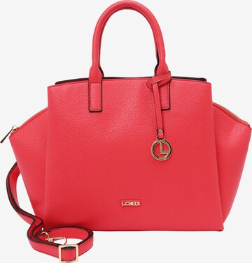 L.CREDI Handbag 'Kira' in Red: front