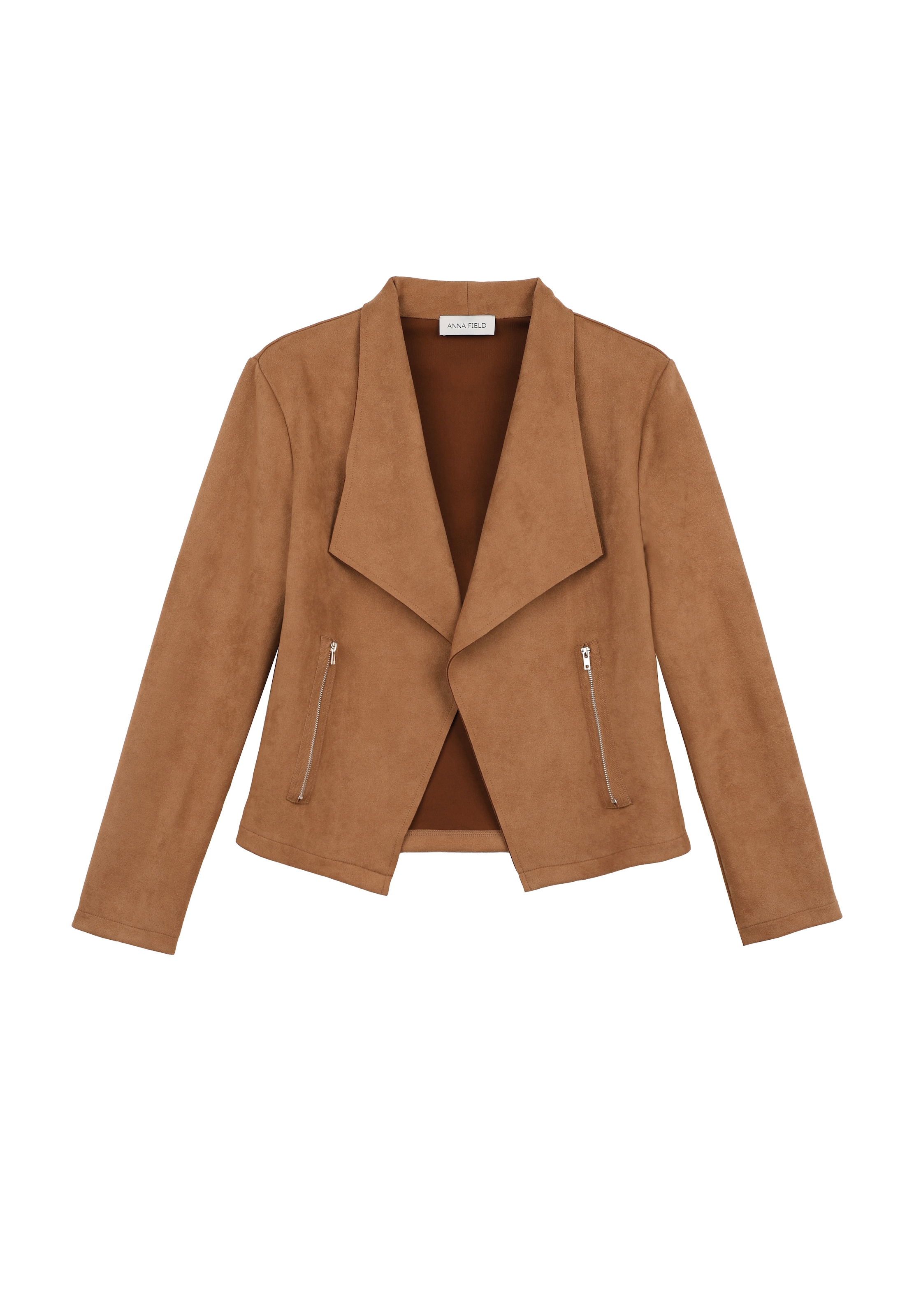 Anna Field Between-season jacket in Beige: front