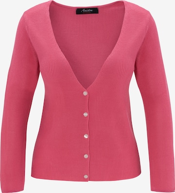 Aniston CASUAL Strickjacke in Pink: Vorderseite
