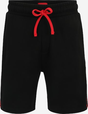 Regular Pantalon HUGO Red en noir : devant