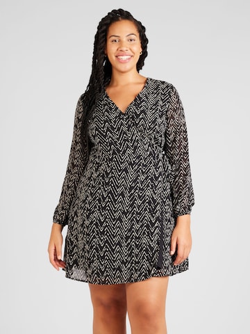 ABOUT YOU Curvy - Vestido 'Louisa' em preto: frente